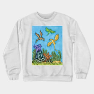 Dragons Learning to Fly Crewneck Sweatshirt